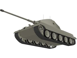 Tiger II King Tiger 3D Model