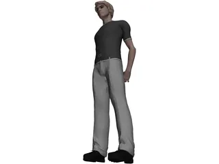 Man Standing 3D Model