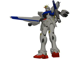 Gundam F91 3D Model