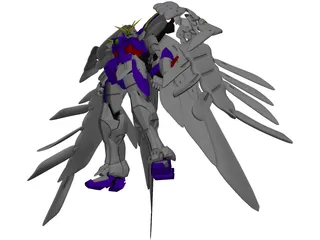 Gundam Wing Zero 3D Model