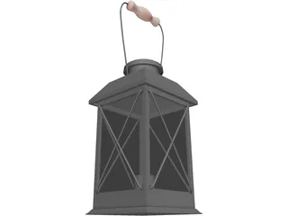 Colonial American Lantern 3D Model