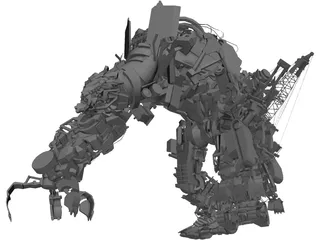 Transformers 2 Devastator 3D Model