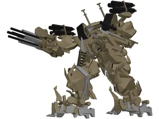 Transformers Brawl 3D Model
