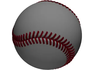 Baseball 3D Model