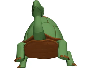 Turtle Toy 3D Model