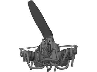 Sternmotor Engine 3D Model