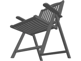Adirondack Chair 3D Model