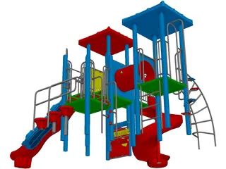 Playground Equipment 3D Model