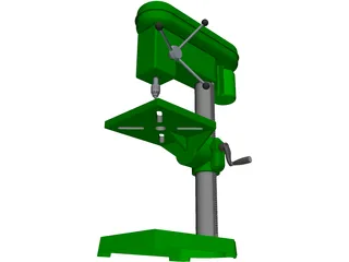 Press Drill 3D Model