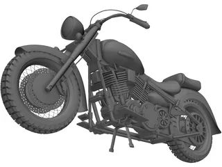 Harley-Davidson 3D Model