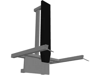 Bench Press 3D Model