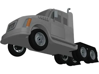 Heavy Duty Truck 3D Model