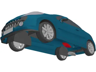 Peugeot 207 CC 3D Model