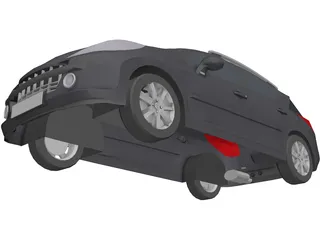 Peugeot 207 SW 3D Model