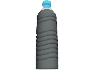 Water Bottle 1L 3D Model