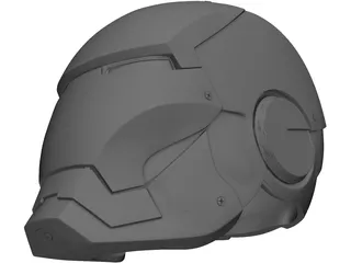 Ironman Helmet 3D Model