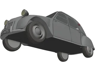 Citroen 2CV 3D Model