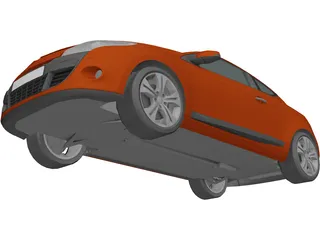 Renault Megane (2008) 3D Model