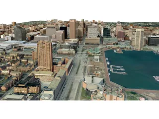 Baltimore City 3D Model