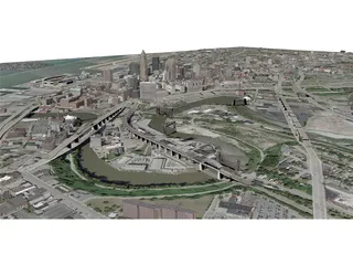 Cleveland City 3D Model