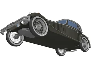 Mercedes-Benz SSK (1928) 3D Model