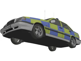 Volvo 850 Police 3D Model