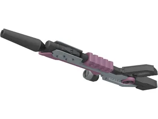 Laser Rifle 3D Model