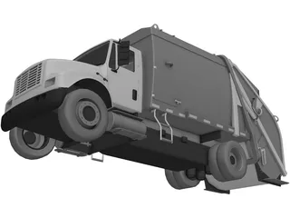 Truck Garbage Environmental 3D Model