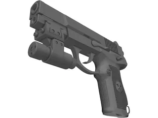 Pistol 92 Type 3D Model