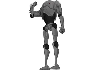 Star Wars Battle Droid 3D Model