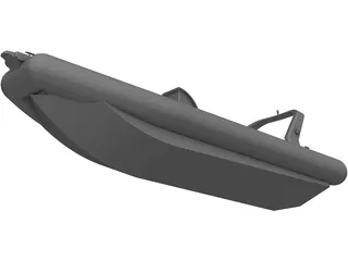 Rigid Inflatable Boat 3D Model