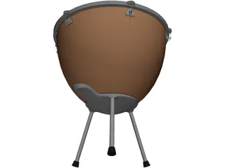 Timpani Drum 3D Model