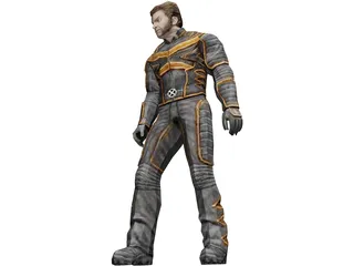 Wolverine X-Man 3D Model