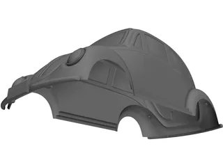 Volkswagen Beetle Body 3D Model