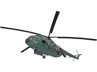 Mil Mi-8 Hip 3D Model