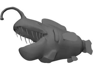 Angler Fish 3D Model