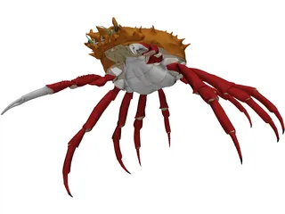 Crab (Maia Squinado) 3D Model