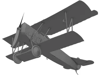 Fokker R7 3D Model