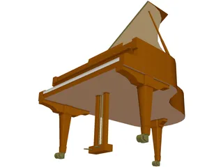 Grand Piano 3D Model