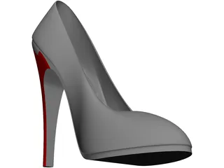 Woman Shoe 3D Model