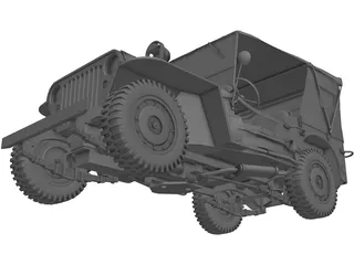 Jeep Willys 3D Model