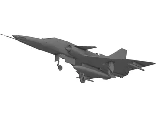 IAI Kfir C7 3D Model