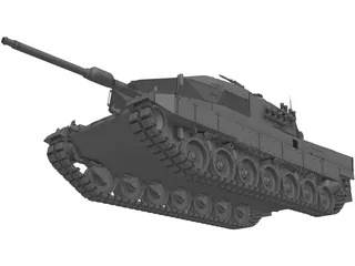 Leopard II 3D Model