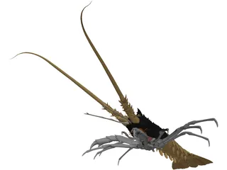 Lobster (Palinurus Elephas) 3D Model