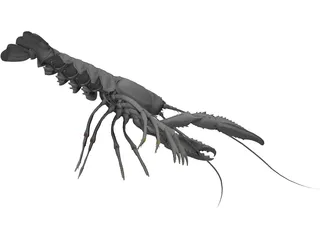 Lobster (Nephrops Norvegicus) 3D Model