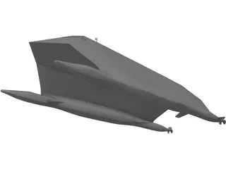 Lockheed Sea Shadow 3D Model