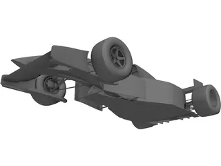 F1 McLaren MP4/8 3D Model