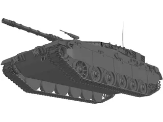 Merkava 3D Model