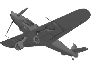 Messerschmitt BF-109G 3D Model