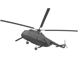 Mil Mi-8P Hip 3D Model